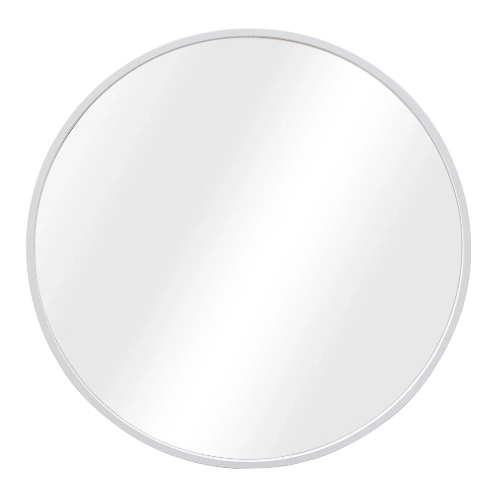 Specchio da parete rotondo diametro 50 cm bianco 03_0007916