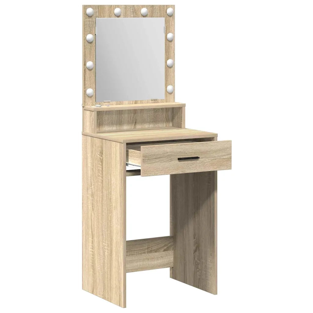 Tavolo da Trucco con cassetto Rovere Sonoma 50 x 41 x 135 cm 865093