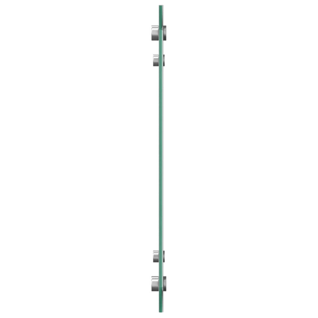 Paraschizzi per cucina 70 x 40 cm elegante e moderno isolamento termico protezione murale in vetro temperato grigio chiaro 02_0058438