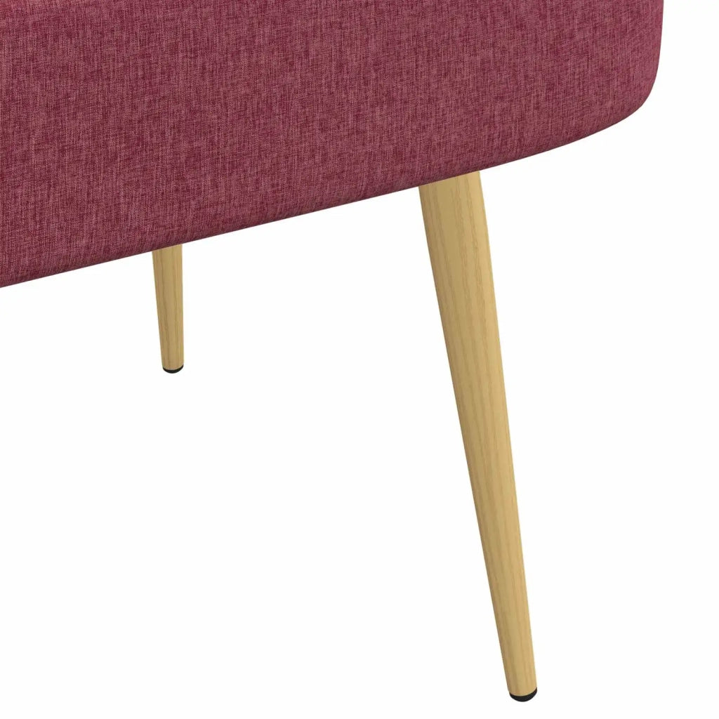 Panchina imbottita con schienale Rosso vino 110 x 60 x 76 cm 42040759