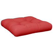 Cuscino per pallet | Cuscini per sedie Rosso 60x60x12 cm in Tessuto