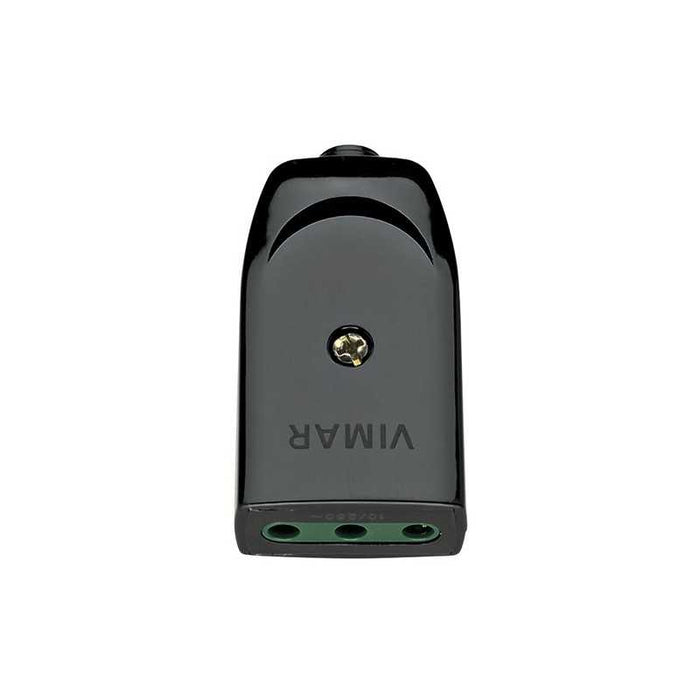 00221 Presa Mobile Sicury 2P+T 10A P11 Assiale Nero