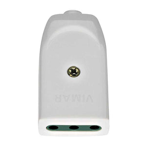 00221.B Presa Mobile Sicury 2P+T 10A P11 Assiale Bianco