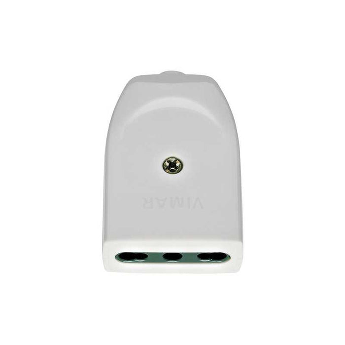 00223.B Presa Mobile Sicury 2P+T 16A P17/11 Assiale Bianco