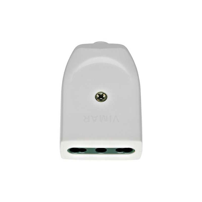 00223.B Presa Mobile Sicury 2P+T 16A P17/11 Assiale Bianco