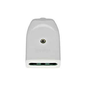 00223.B Presa Mobile Sicury 2P+T 16A P17/11 Assiale Bianco
