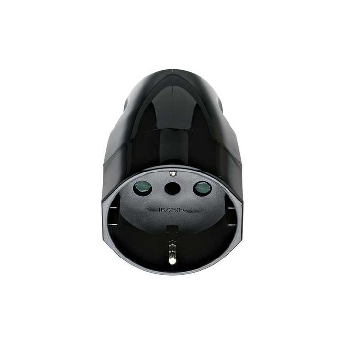 00224 Presa 2P+T 16A P30 Assiale Nero