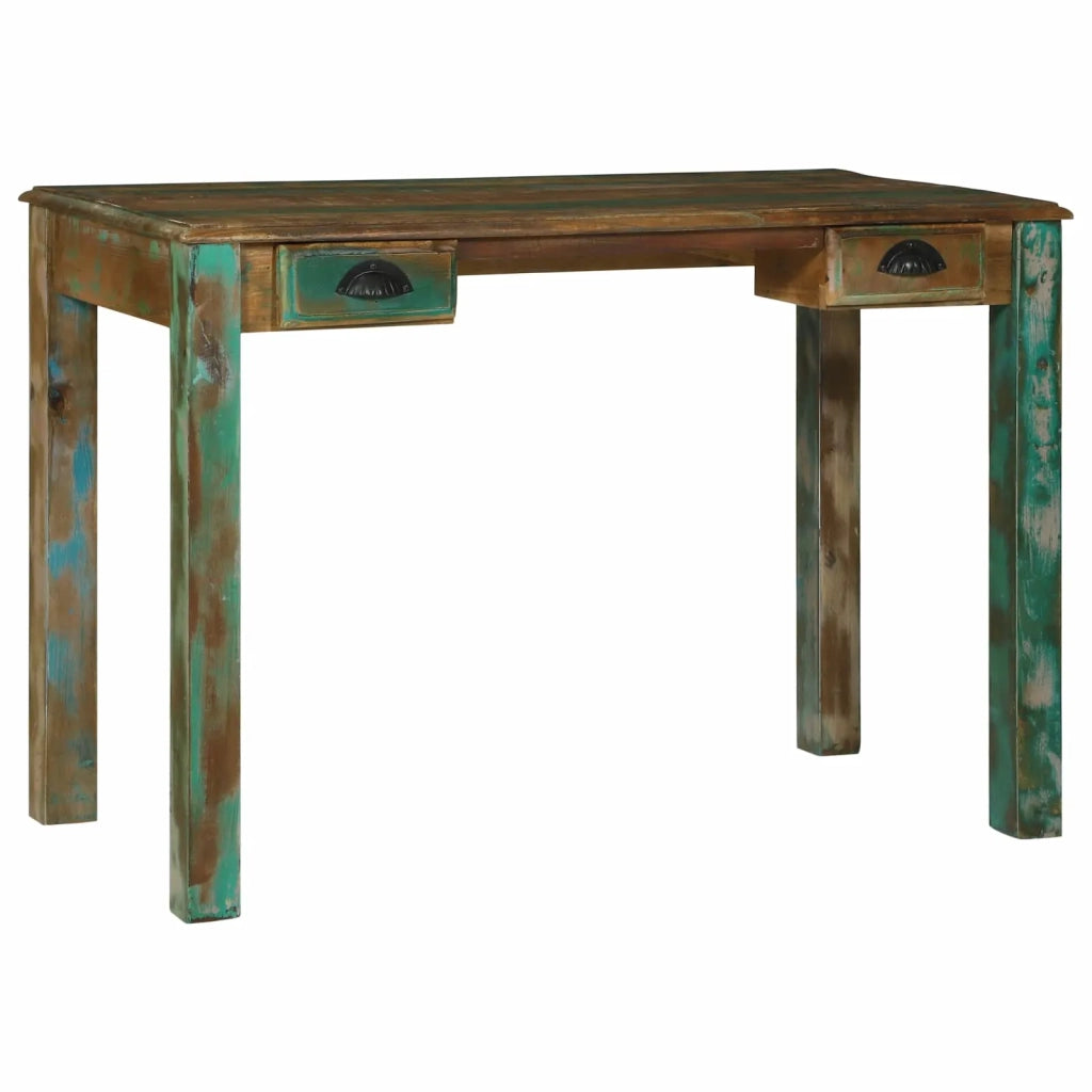 Scrivania Marrone 112 x 55 x 76 cm Legno Recuperato Massello 358877