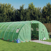 Serra con Telaio in Acciaio Verde 48 m² 12x4x2 m 3188065