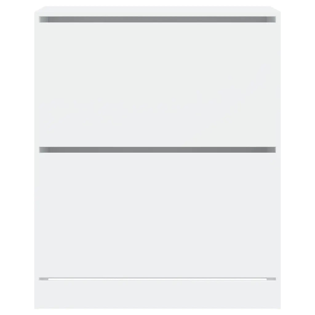 Scarpiera Bianca 80x34x96,5 cm in Legno Multistrato 839966
