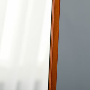 Specchio da Terra e Parete 37x43x156 cm Struttura in Legno Noce Chiaro