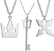 Set di tre catene Kingdom Hearts - Corona di Sora e Croce di Roxas