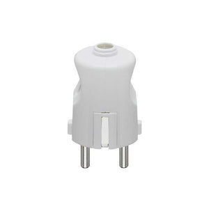 00230.B Spina 2P+T 16A Tedesco Assiale Bianco