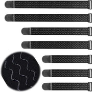 Cable tie neri riutilizzabili - 7 pezzi - ideali per il cabling e la gestione delle cavi per biciclette