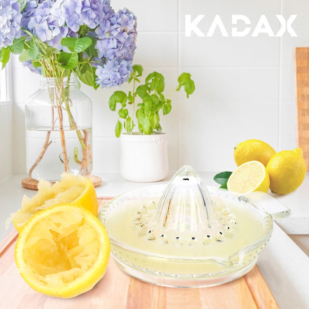 Spremiagrumi manuale KADAX in vetro per limoni