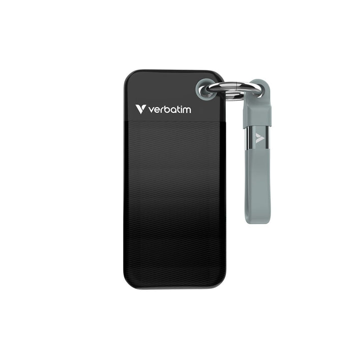 Verbatim pocket ssd 2 tb usb tipo-c 3.2 gen 2 (3.1 gen 2) nero, grigio - 32194
