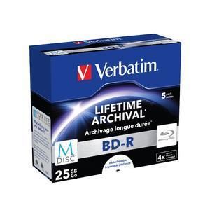 Verbatim m-disc 4x bd-r 25 gb 5 pz - 43823/5