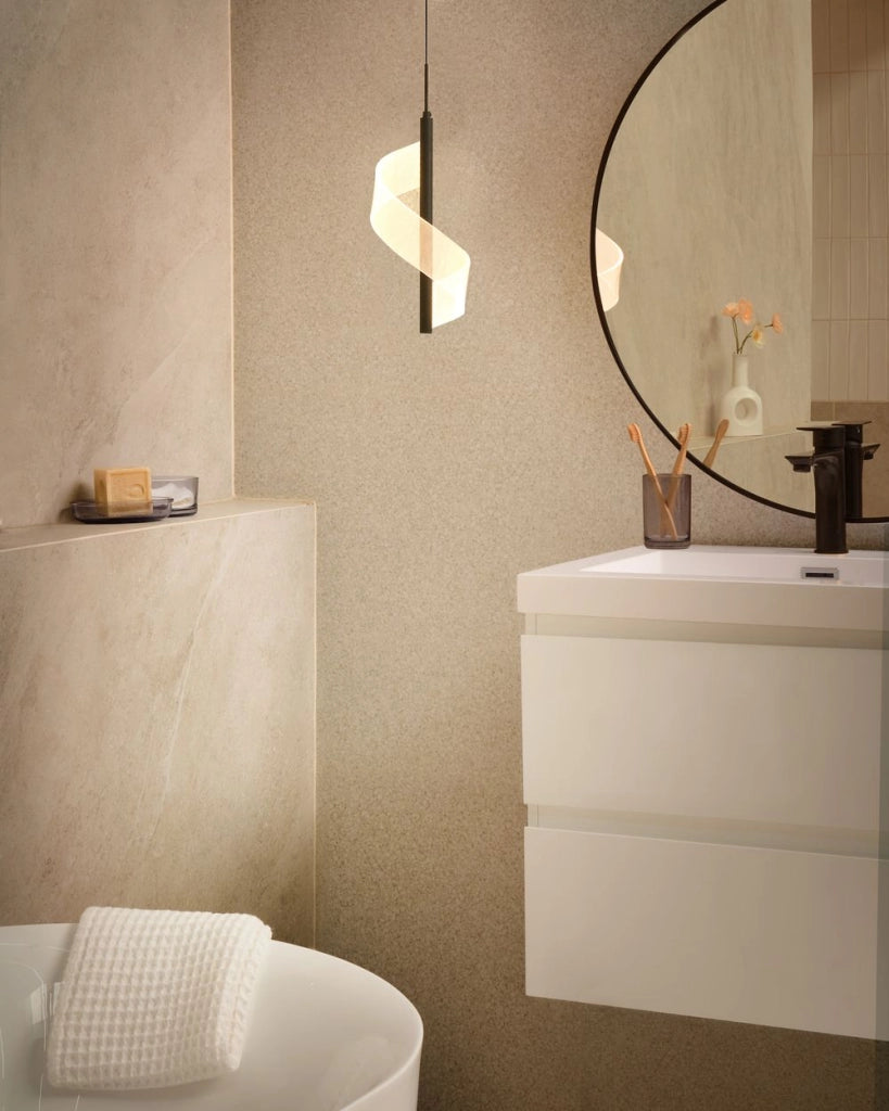 Lampadario in metallo ferro multicolore e paralume in vetro stile moderno glamour soggiorno