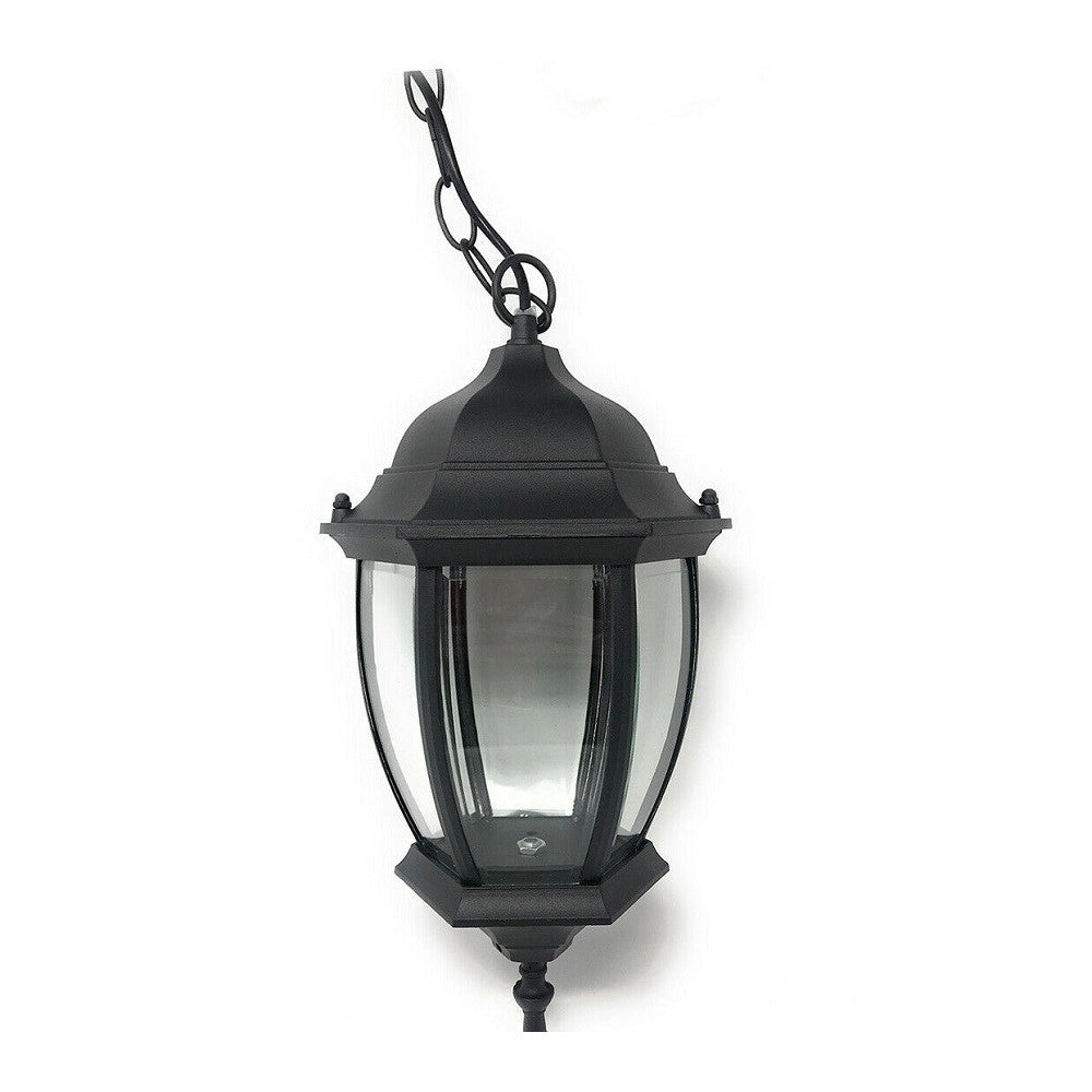Trade Shop - Lanterna A Sospensione Da Soffitto Con Catena Lampada Giardino Attacco E27 Es40 -