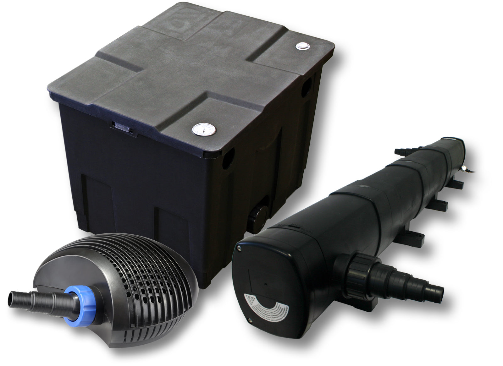 Set per laghetti filtro 12000l chiarificatore UVC 72W pompa CTF ECO 40W
