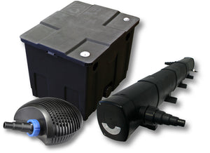 Set per laghetti filtro 12000l chiarificatore UVC 72W pompa CTF ECO 40W