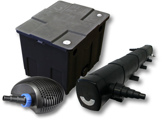 Set per laghetti filtro 12000l chiarificatore UVC 72W pompa CTF ECO 40W