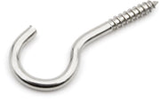 10 Haken a Gancio per Parete in Acciaio Inossidabile Curvo