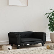 Lettino per Cani Nero 70x45x30 cm in Similpelle 171831