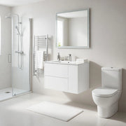 Base sospesa con cassetti cm 80 mod. TRIO - Bianco Opaco