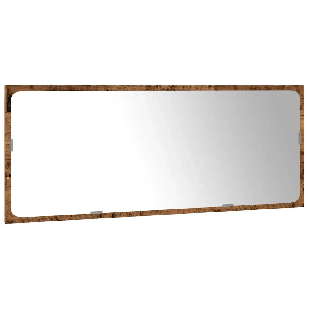vidaXL Set Mobili da Bagno 3 pz Legno Antico in Legno Multistrato