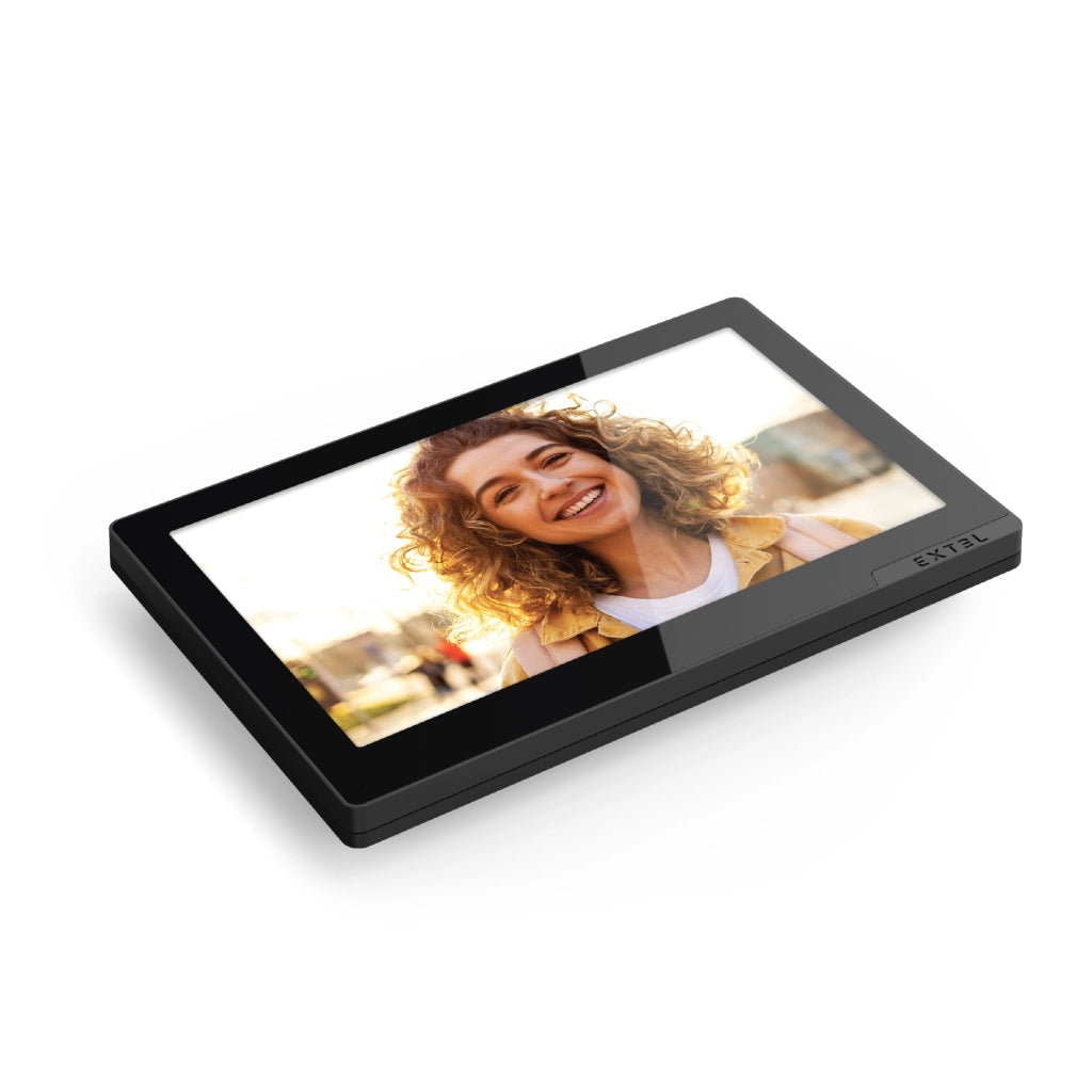 Videocitofono a 2 fili  WiFi , Extel Digital Connect  720335 -  Touch screen 7'' - con lettore impronte digitali