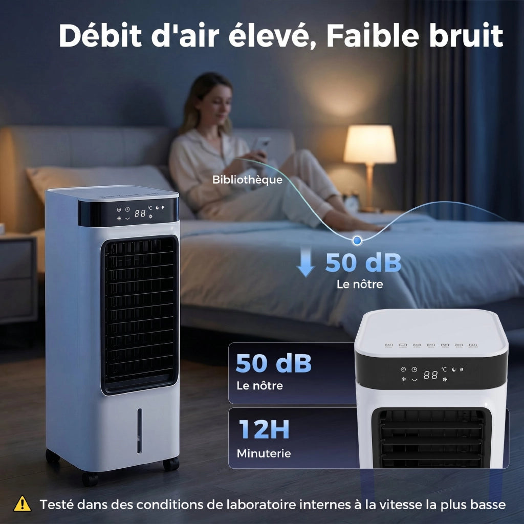 Ventilatore Raffreddatore Portatile 3 in 1 ¨C Zephmum ¨C Bianco