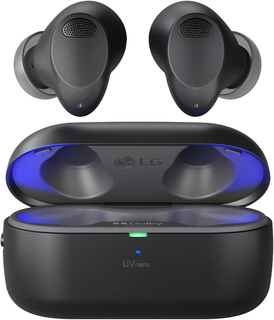Electronics TONE Free T90S Auricolari Bluetooth In-Ear con Dolby Atmos, tecnologia MERIDIAN, cancellazione attiva del rumore (ANC) e igienizzazione UVnano+, Nero, TONE-T90S.AEUSLBK