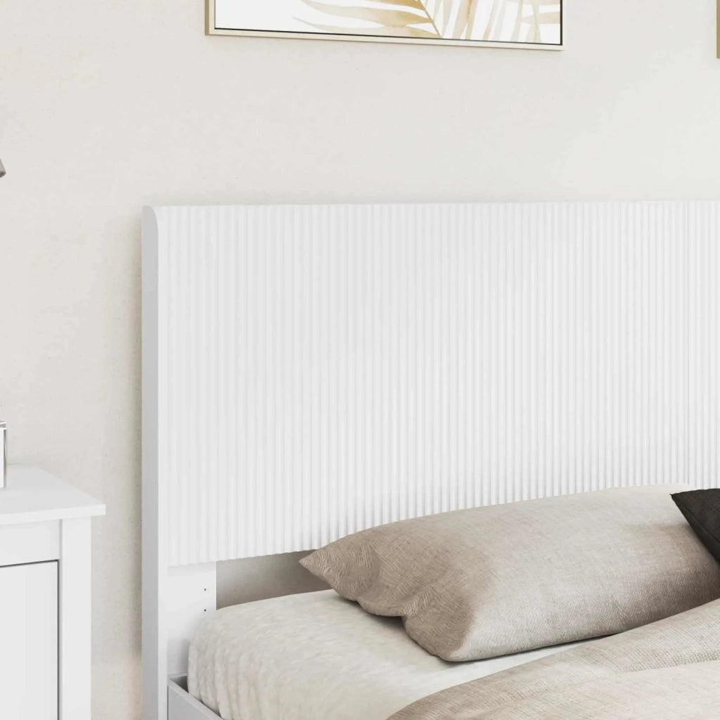 Struttura del letto con stoccaggio e testata Bianco 3414001