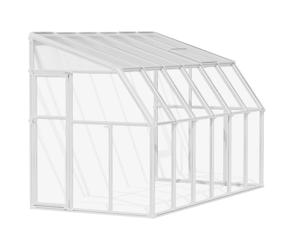 Veranda in Policarbonato Sun Room 2X3.8 m colore Bianco
