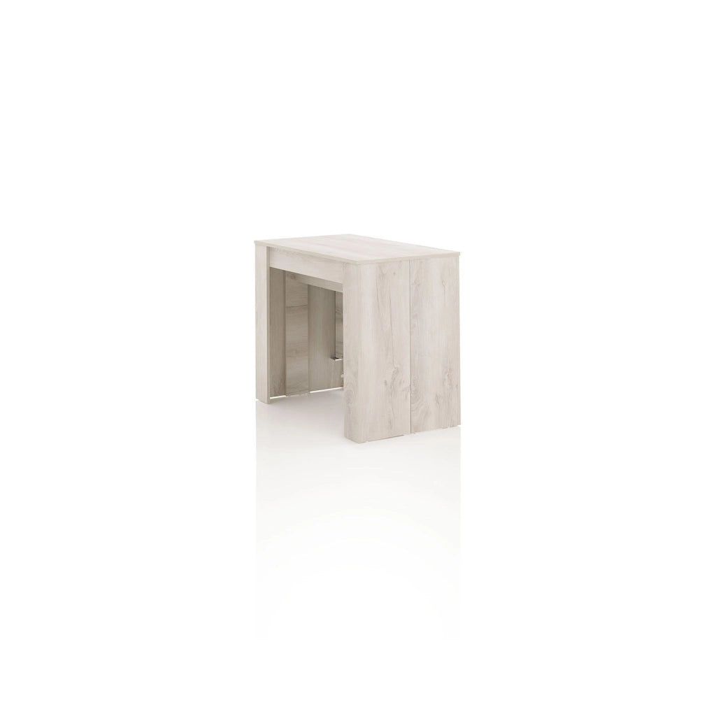 Consolle Allungabile 54/252x78,5x78 cm in Melamina Pino Bianco