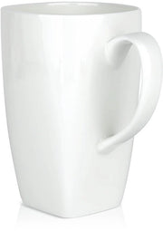 Tazza da caffè 20 oz - Porcellana fine - Resistente a microonde e lavastoviglie - Leggera - Grande tazza da caffè - Maniglia comoda - Tazza per tè