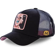Cappellino da baseball nero con personaggio dei cartoni animati Dragon Ball BUU