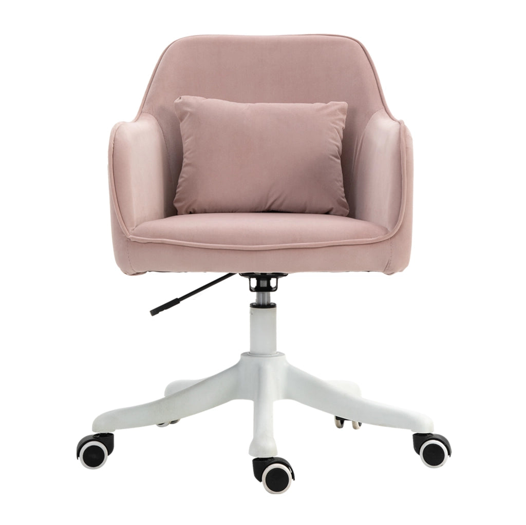 Sedia da ufficio ergonomica con massaggio rosa