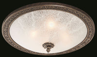 Plafoniera Ceiling & Wall in Metallo Aritos Marrone con Oro