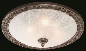Plafoniera Ceiling & Wall in Metallo Aritos Marrone con Oro