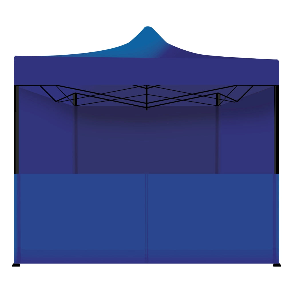 Tenda / Gazebo Per Giardino 3X3 Impermeabile Tendone Pieghevole Per Fiere E Mercati Colore Blu
