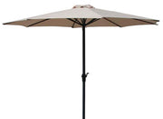 Ombrellone da Giardino Ø3 m Palo Ø48 mm in Metallo Becker Beige