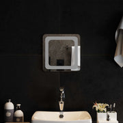 Specchio da bagno LED Trasparente 30 x 30 cm vetro temperato 42045825