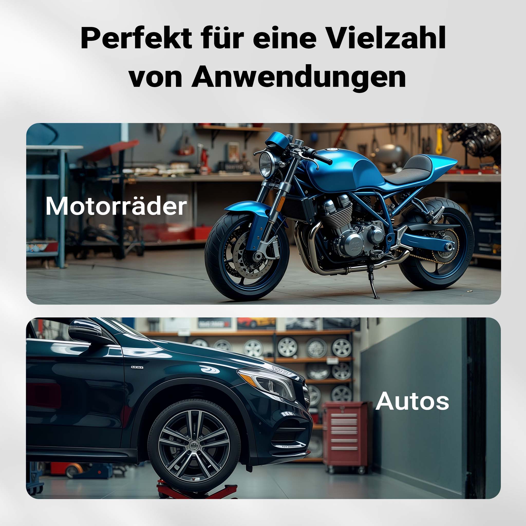 Smontagomme universale manuale per pneumatici fino a 21" auto e moto