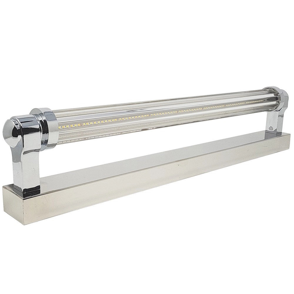 Trade Shop - Lampada Per Specchio Bagno Applique Da Parete Luce Neutra Calda Fredda Jqd17498 -