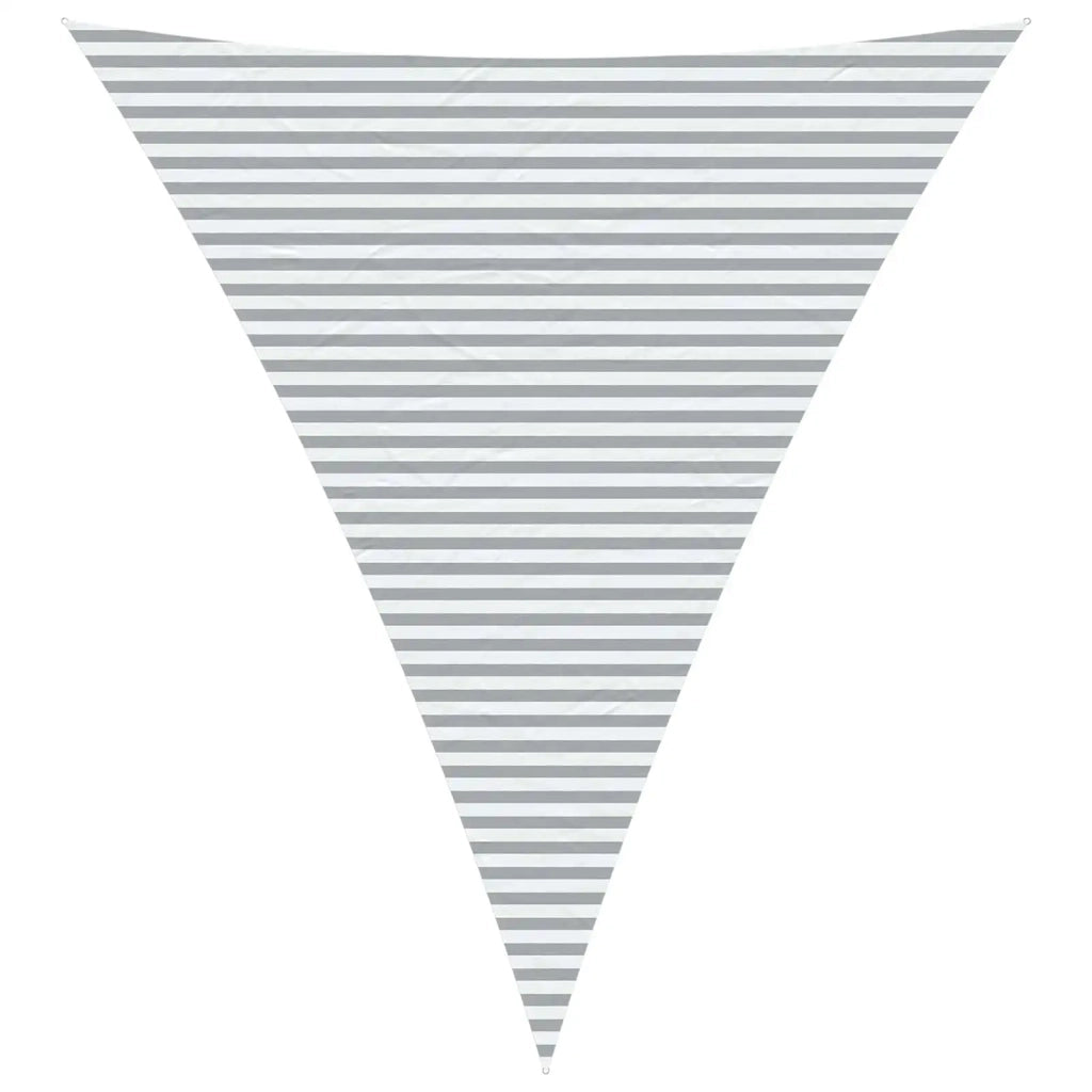Vela da ombra solare Grigio chiaro e bianco 5 x 6 x 6 m