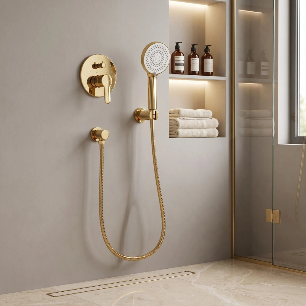 Doccia A Mano Rea Js-019 Gold