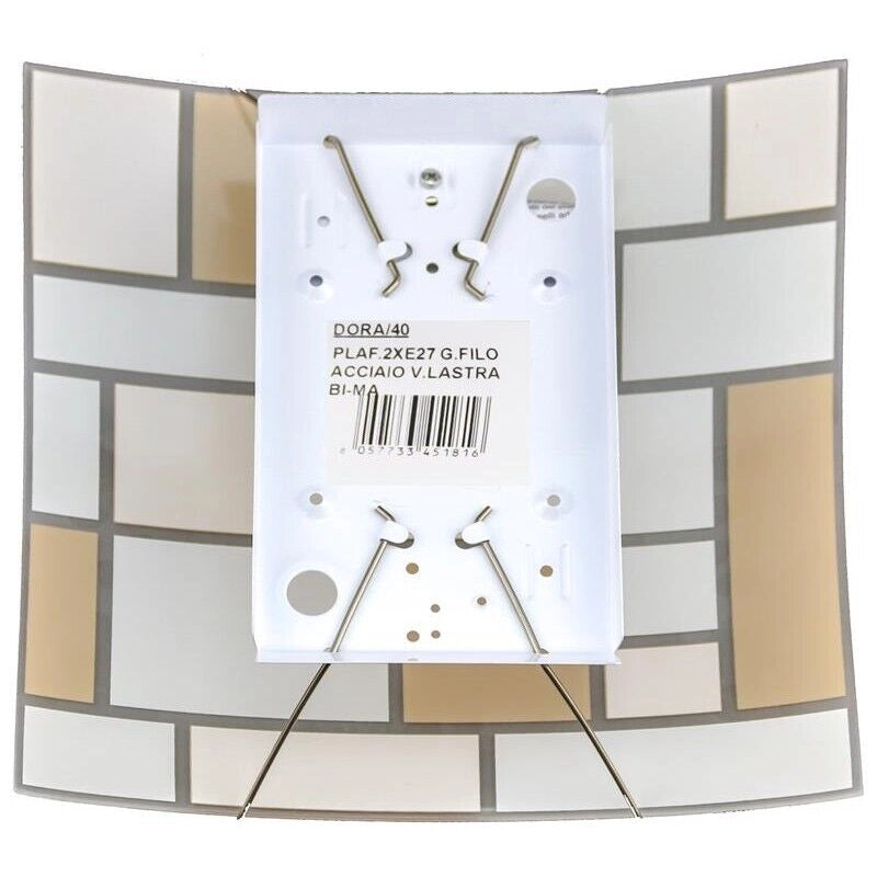 DORA LAMPADA PLAFONIERA 2 LAMPADINE E27 40 CM