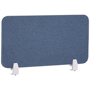 Pannello Divisorio Blu Fonoassorbente 80 x 40 cm in Plastica PET per Scrivania